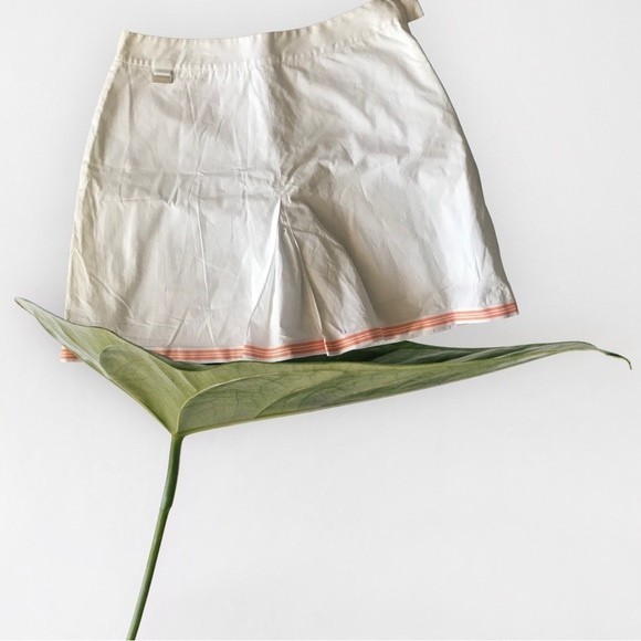 Lauren Active Ralph Lauren NWOT Skort White/ Orange Zip with Hook Size 4 - Picture 1 of 8